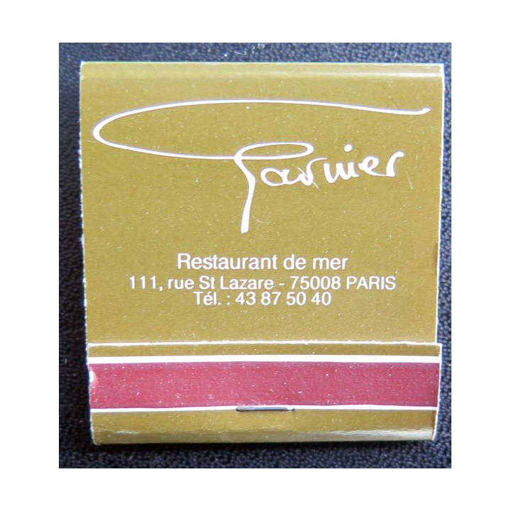 BOITE D'ALLUMETTES : Restaurant de mer Paris  (neuve)