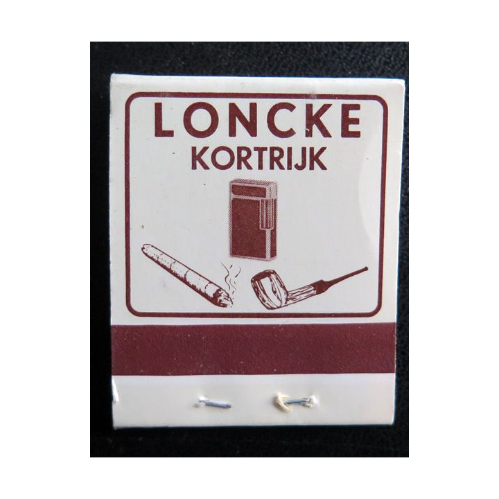 BOITE D'ALLUMETTES : LONCKE Kortrijk  (neuve)