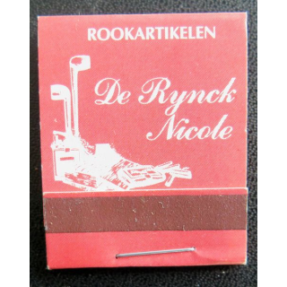 BOITE D'ALLUMETTES : De Rynck Nicole Roolartikelen  (neuve)