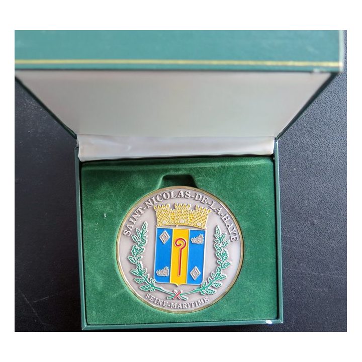 Médaille de la ville de Saint-Nicolas de la Haye Seine Maritime