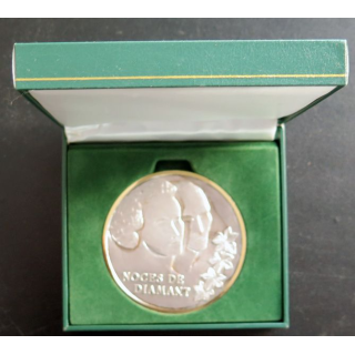 Médaille de Noces de Diamant de Marguerite et Maurice 24 Avril 2005
