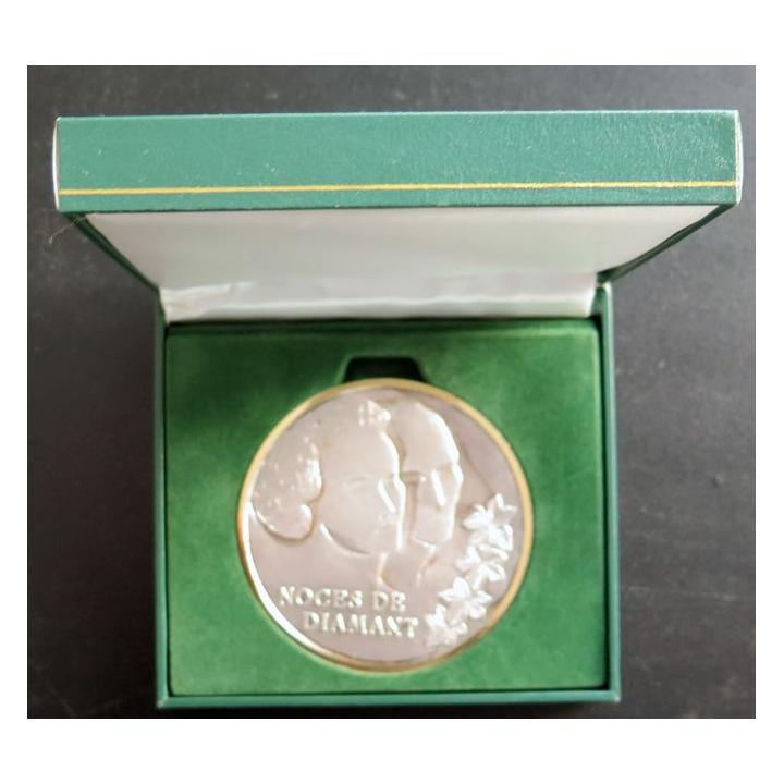 Médaille de Noces de Diamant de Marguerite et Maurice 24 Avril 2005