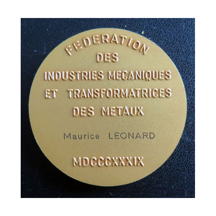 Médaille de la Fédération des industries mécaniques et transformatrices des métaux 1839