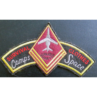 Insigne tissu Head Quarters Survival Clothes Camps space
