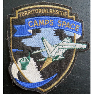 Insigne tissu Territorial Rescue Camps space 13,5 x 12 cm