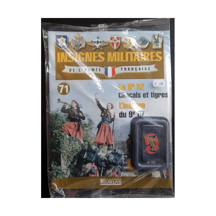 9° RZ : 9° régiment de zouaves réalisé par Arthus Bertrand pour les Editions Atlas
