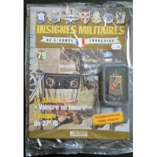 37° RI : 37 régiment d'infanterie, régiment de Turenne, de fabrication Arthus Bertrand Paris pour les Editions Atlas