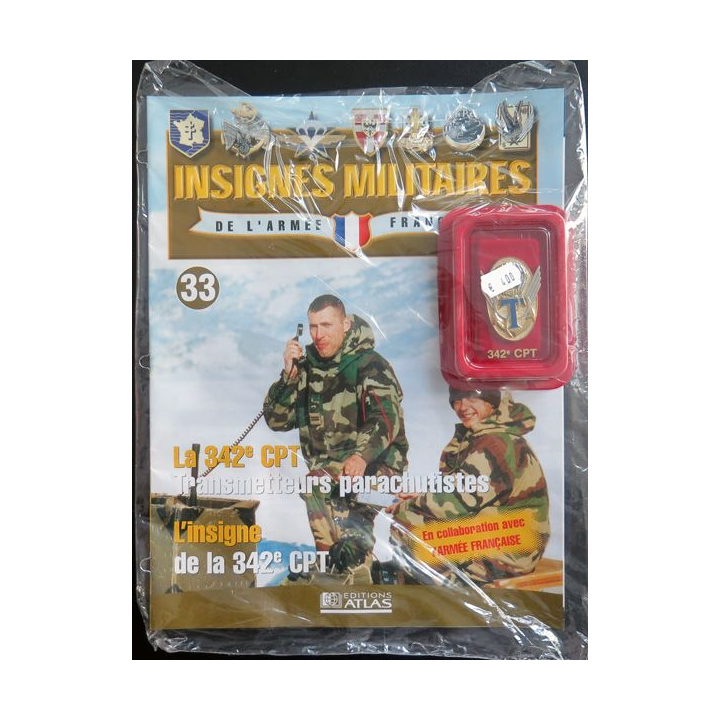 342° CPT : 342° compagnie parachutiste de transmissions réalisé par Arthus Bertrand pour les Editions Atlas