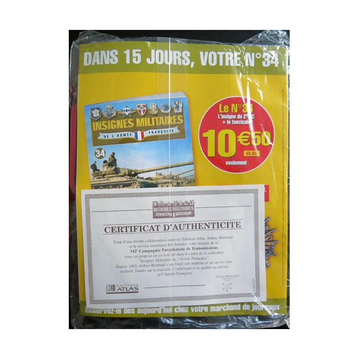 342° CPT : 342° compagnie parachutiste de transmissions réalisé par Arthus Bertrand pour les Editions Atlas