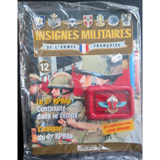 2° RPIMA : 2° régiment de parachutistes d'infanterie de marine réalisé par Arthus Bertrand pour les Editions Atlas