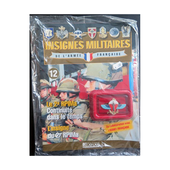 2° RPIMA : 2° régiment de parachutistes d'infanterie de marine réalisé par Arthus Bertrand pour les Editions Atlas