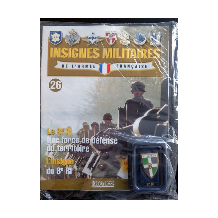 8° RI : 8° régiment d''infanterie Austrasie fabriqué par Arthus Bertrand pour les éditions Atlas