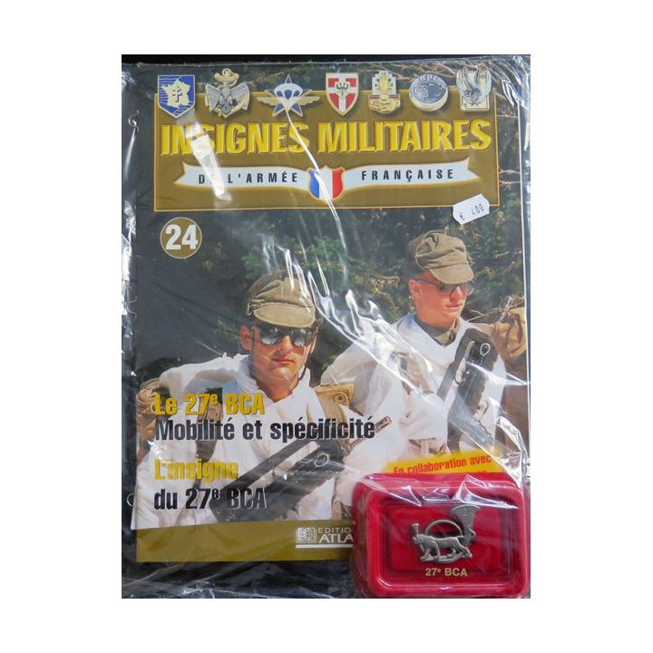 27° BCA : 27° bataillon de chasseurs alpins Arthus Bertrand pour les éditions Atlas avec fascicule
