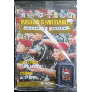 3° RPIMA : 3° régiment parachutiste d'infanterie de marine réalisé par Arthus Bertrand pour les Editions Atlas