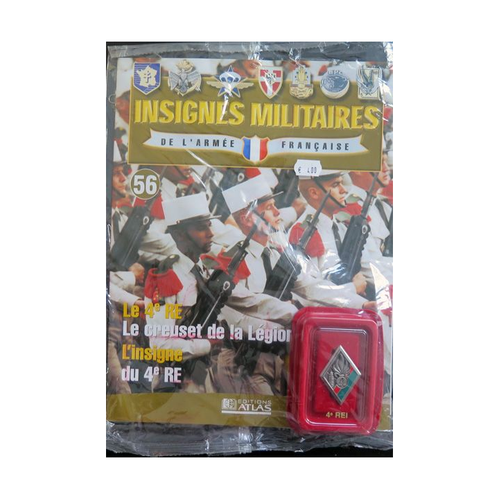 4° RE : 4° régiment étranger d'infanterie réalisé par Arthus Bertrand pour les Editions Atlas