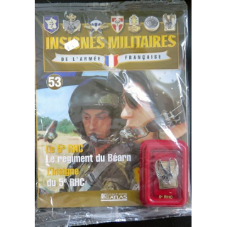5° RHC : insigne métallique du 5° régiment d'hélicoptères de combat type 2  Arthus Bertrand pour les Editions Atlas