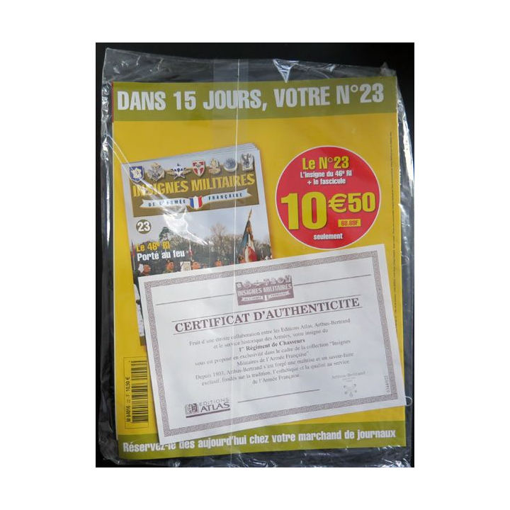 1° RCH : 1° régiment de chasseurs Arthus Bertrand pour les éditions Atlas avec fascicule