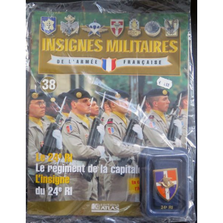 24° RI : 24° régiment d'infanterie fabriqué par Arthus Bertrand pour les éditions Atlas
