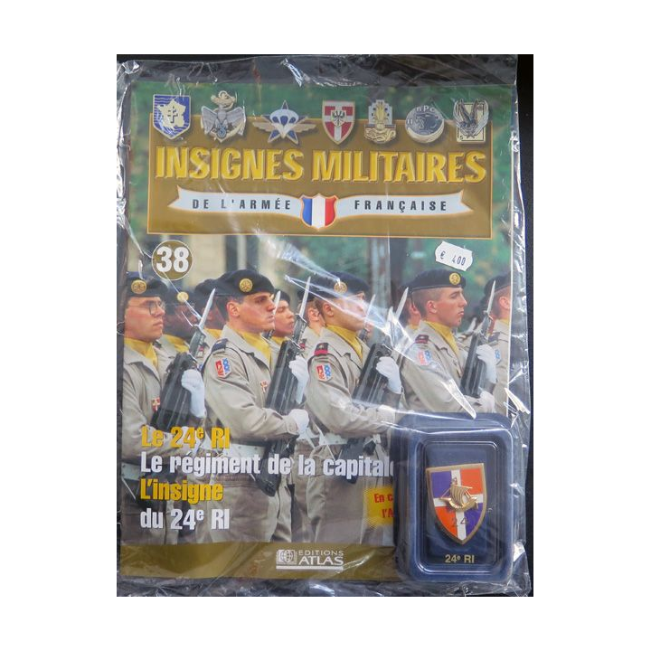 24° RI : 24° régiment d'infanterie fabriqué par Arthus Bertrand pour les éditions Atlas