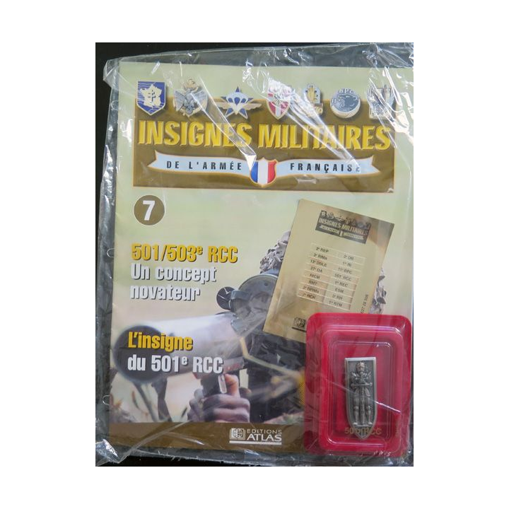 501° RCC : 501° régiment de chars de combat réalisé par Arthus Bertrand pour les Editions Atlas