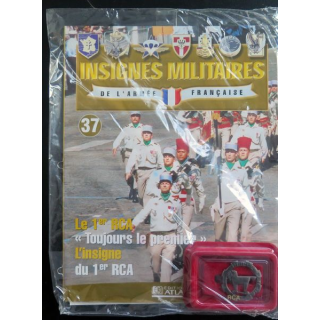 1° RCA : 1° régiment de chasseurs d'Afrique UBIQUE PRIMUS fabriqué par Arthus Bertrand pour les éditions Atlas