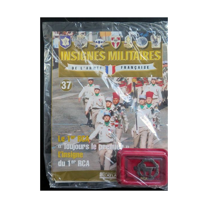 1° RCA : 1° régiment de chasseurs d'Afrique UBIQUE PRIMUS fabriqué par Arthus Bertrand pour les éditions Atlas