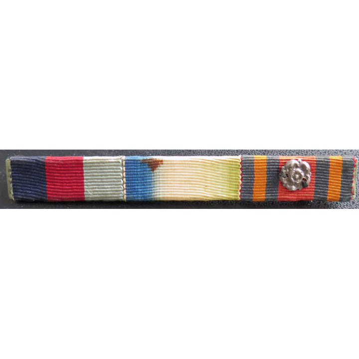 Barrette de 3 décorations anglaises  1 rangée 2° Guerre mondiale