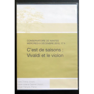 DVD : C'est de saisons : Vivaldi et le violon Conservatoire de Nantes
