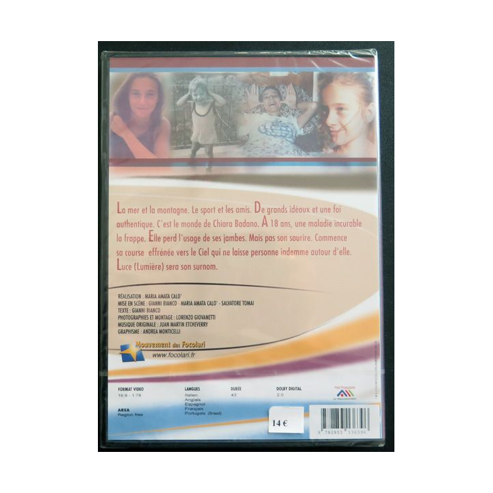 DVD : Chiara luce badan béatifiée le 25 septembre 2010