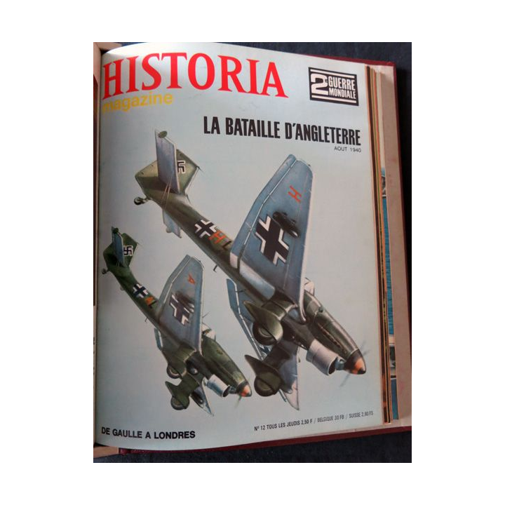 Historia Magazine du numéro 01 à 16 avec reliure classeur