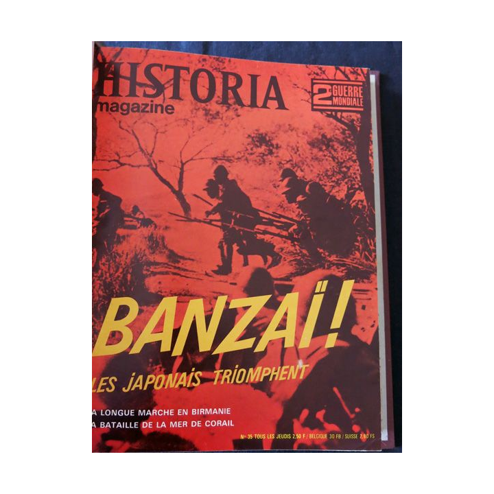 Historia Magazine du numéro 33 à 48 avec reliure classeur. Editions Tallandier