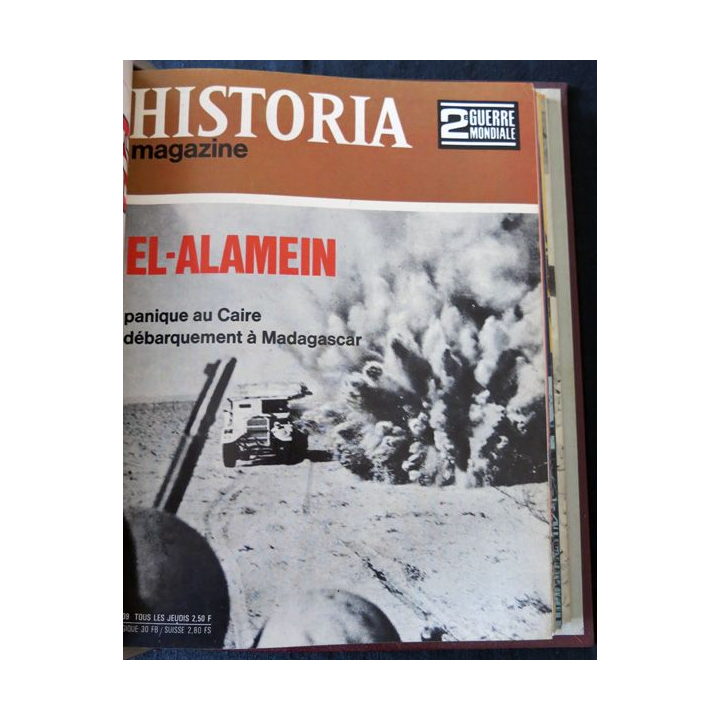 Historia Magazine du numéro 33 à 48 avec reliure classeur. Editions Tallandier