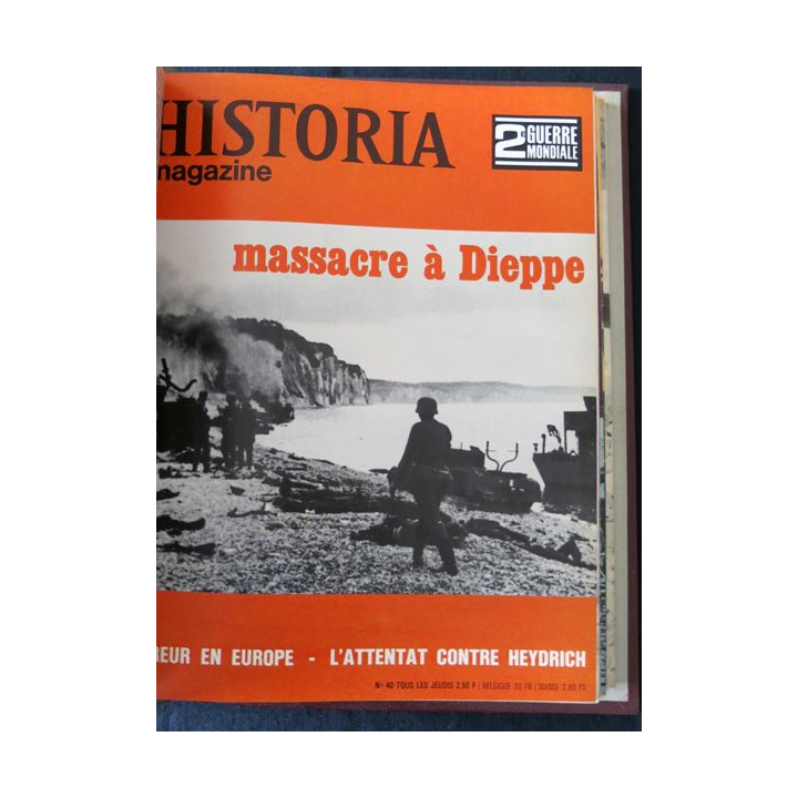 Historia Magazine du numéro 33 à 48 avec reliure classeur. Editions Tallandier