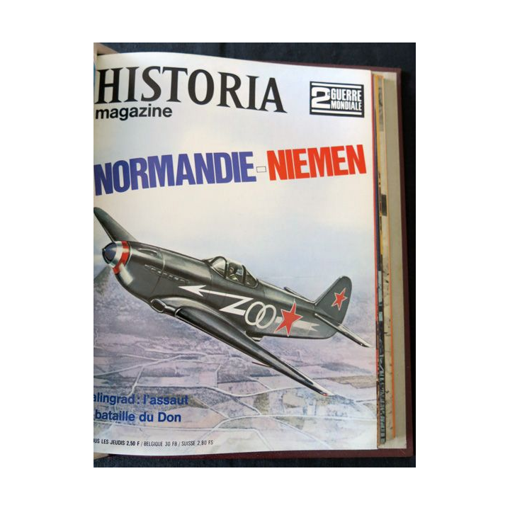 Historia Magazine du numéro 33 à 48 avec reliure classeur. Editions Tallandier