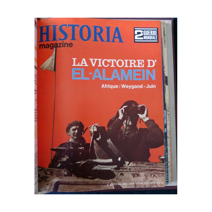 Historia Magazine du numéro 33 à 48 avec reliure classeur. Editions Tallandier