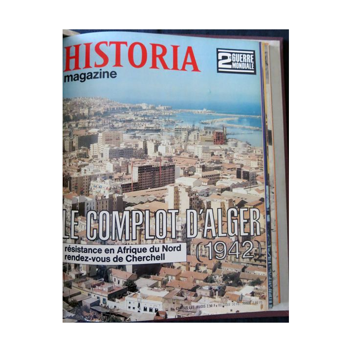 Historia Magazine du numéro 33 à 48 avec reliure classeur. Editions Tallandier