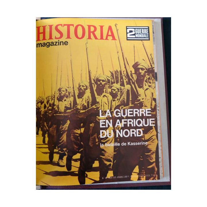 Historia Magazine du numéro 33 à 48 avec reliure classeur. Editions Tallandier