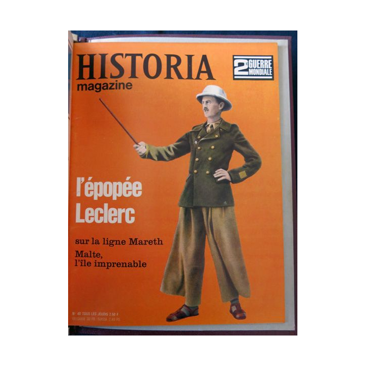 Historia Magazine du numéro 33 à 48 avec reliure classeur. Editions Tallandier