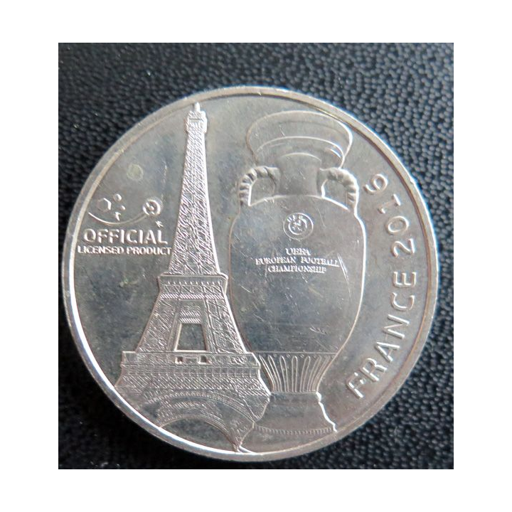 Livre collection médailles UEFA EURO 2016 FRANCE avec 1 médaille sur la couverture