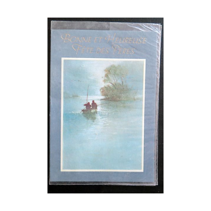 Carte de frête des pères 12 x 17,5 cm neuve