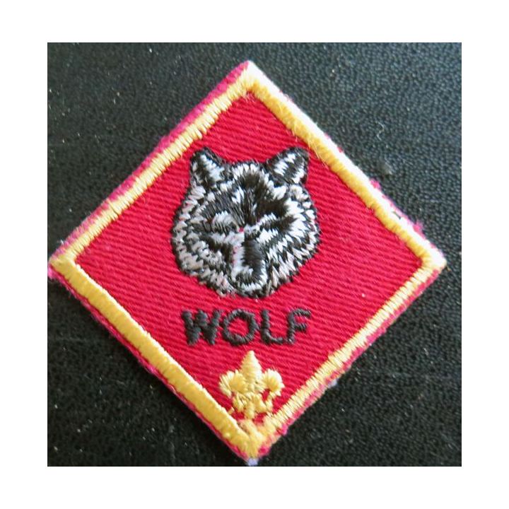 insigne tissu des Scouts Wolf Aventure et Requirements 