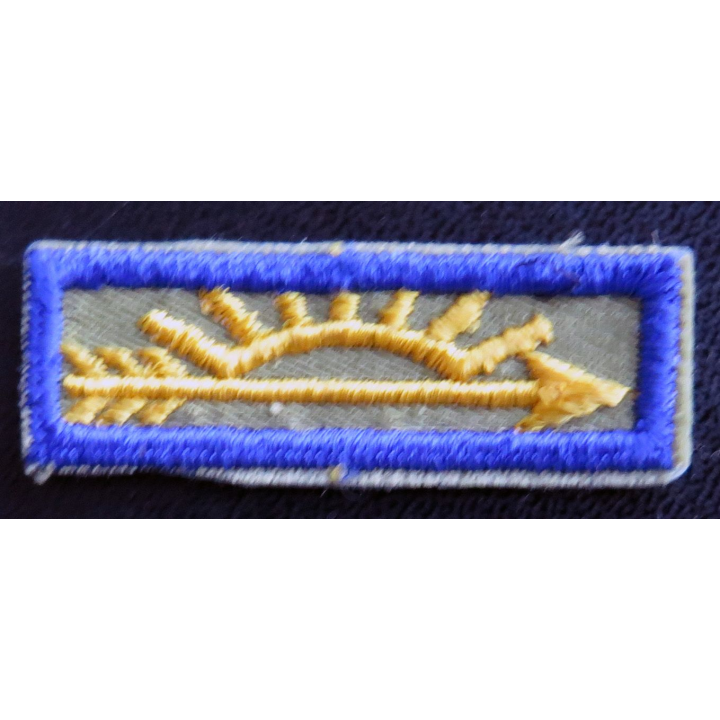 insigne tissu des Scouts récompense de la flèche d'or
