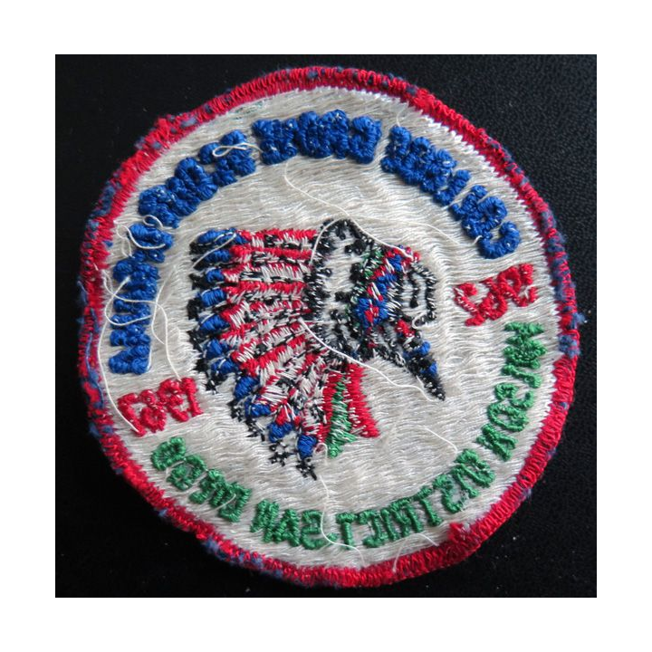 insigne tissu du College Growe scout a rama district San Dieg
