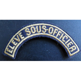 bande d'épaule d'Elève Sous-Officier de largeur 11 cm en fils dorés (laminette)