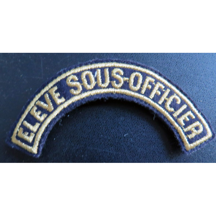 bande d'épaule d'Elève Sous-Officier de largeur 11 cm en fils dorés (laminette)
