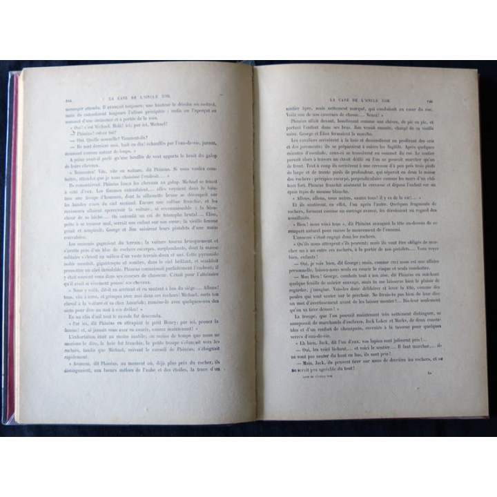 La case de l'Oncle Tom édition abrégée 18 gravures de Mme Beecher-Stowe édité par la Librairie Hachette