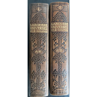 Larousse Universel en 2 volumes - Publié sous la direction de Claude Augé