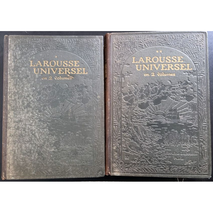 Larousse Universel en 2 volumes - Publié sous la direction de Claude Augé