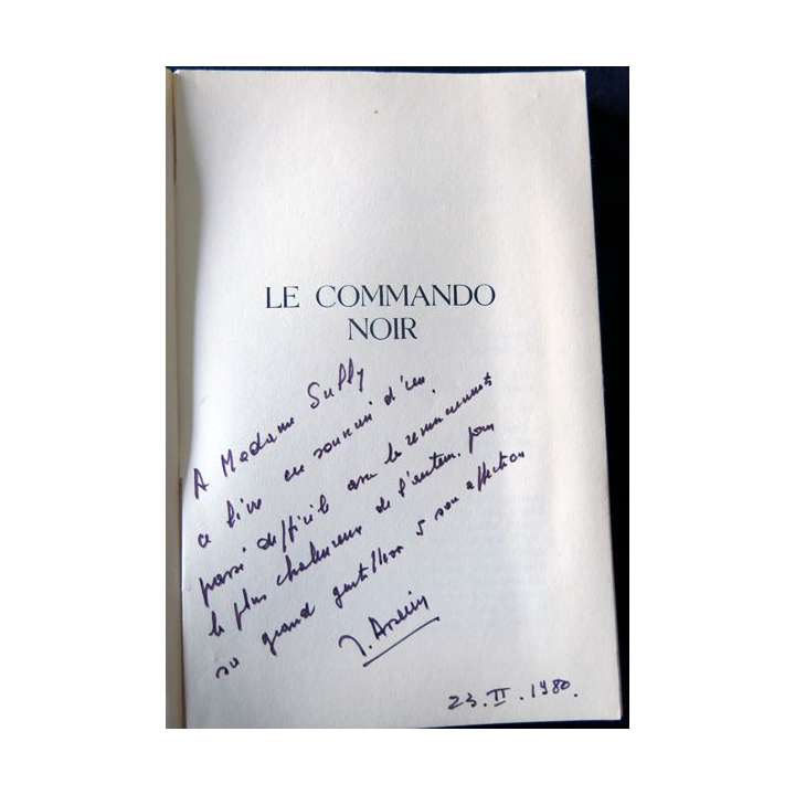 Le commando noir de Jacques Assemat aux Editions Presses de la Cité