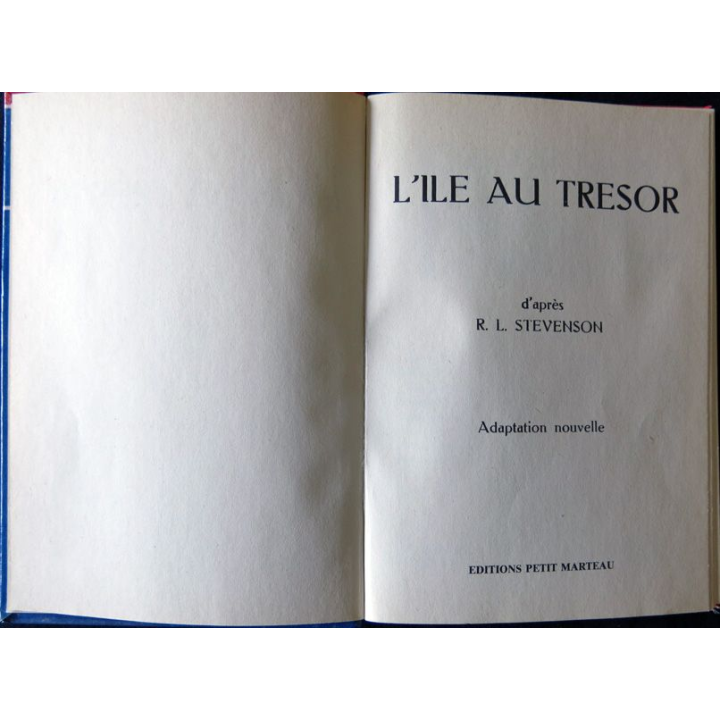 L'île au trésor de R.L. Stevenson aux Editions Petit Marteau